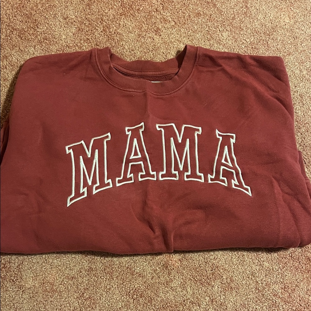 Womens pink ‘MAMA' Sweatshirt